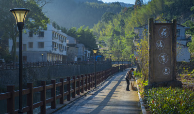 荷塘岸色