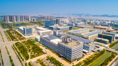 空中俯瞰，瓯江口新城模样已现
