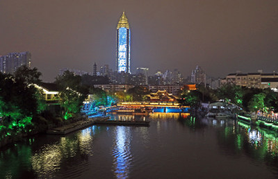 塘河夜画