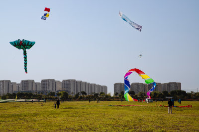 《梦想的天空》组照之三，缤纷蓝天