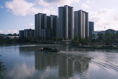 各处塘河边的不同风光