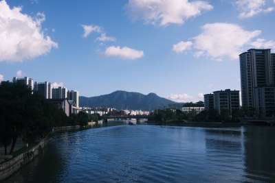 各处塘河边的不同风光